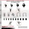 Service Caster 3 Inch 316SS Soft Rubber Swivel 1/2 Inch Threaded Stem Caster Lock Brake SCC, 2PK SCC-SS316TSTTL20S314-SRS-121315-2-S2 - alternate 3